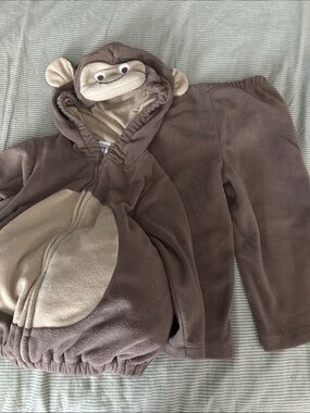 Carter's Brown Toddler 18 month Monkey Costume Hoodie
